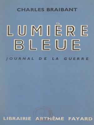 cover image of Lumière bleue